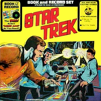 1975 Star Trek Passage To Moauv Book & Record Set In Shrinwrap Peter Pan Records
